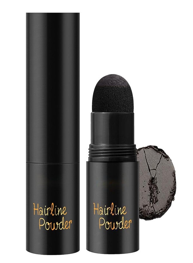 ARCHIDATE Hairline Powder Stick Root Cover up Black, Hairline Shadow Powder with Sponge for Thinning Hair, Instantly Conceal Hair Loss & Bald Spots, Natural-Looking Coverage, Waterproof & Long Lasting - Image 1